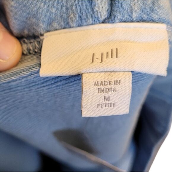 J.Jill Women's Washed Blue Cotton Skirt Size MP NWT - Picture 3 of 7